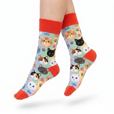 Dog Portrait Print Socks